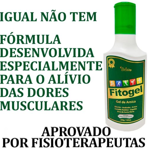Gel para dor muscular Fitogel e Nocauteador