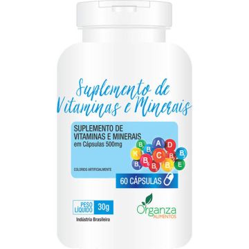 Suplemento de Vitaminas e Minerais Organza Alimentos 010