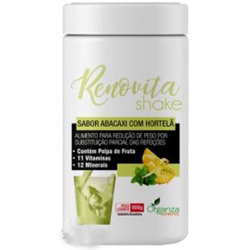 Shake Renovita Abacaxi com Hortelã Organza Alimentos 024