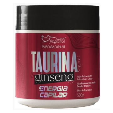 Máscara Taurina Vegetal Energia Capilar Suave Fragrance 0365