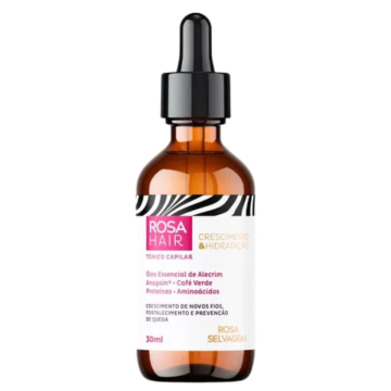 Tônico Capilar Crescimento & Hidratação Rosa Hair 30ml