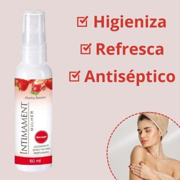 Cuidado Íntimo Feminino Intimament Mulher: 2 Desodorante Íntimo + 1 Clareador Axilas e Virilha Abelha Rainha