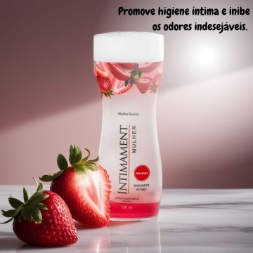 Oleo Massagem Sensual Prazer Sexy + Sabonete Intimo Morango