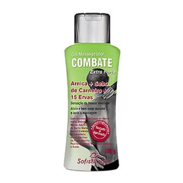 Gel Massageador Arnica + Sebo de Carneiro + 15 Ervas Combate Sofisticatto 1389