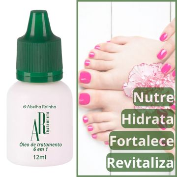 5 Óleo para Unhas AR Tratamento 6x1 Abelha Rainha 12 ml