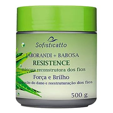 Máscara Capilar Jaborandi + Babosa Resistence Sofisticatto 1552