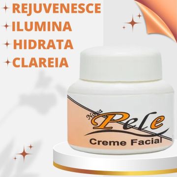 Kit 12 Creme Nova Pele Facial Clareador 25g