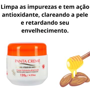 Kit 2 Panta Creme Hidratante Corporal 120 g 