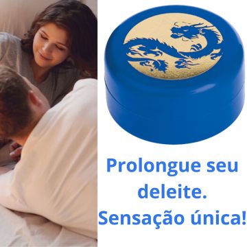 Kit 3 Pomada Fogo do Dragão Ginseng (azul) Efeito Retardante Sofisticatto 4g