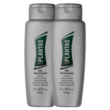 2 Gel Massageador 7 Plantas NatuCharm - Alívio Imediato da Dor