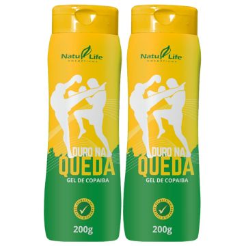 2 Gel Massageador Duro na Queda com Óleo de Copaíba 200g Natulife