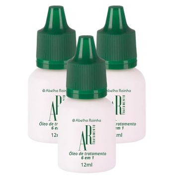 Óleo para Unhas AR Tratamento 6x1 Abelha Rainha - 3 unidades