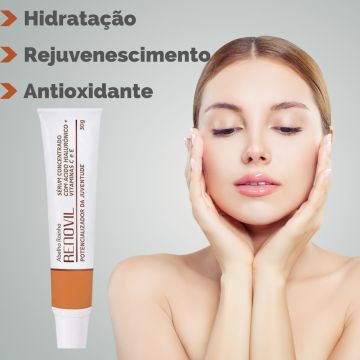 2 Renovil Serum Potencializador Juventude com Vitamina C e E 30g