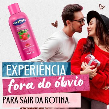 Óleo Corporal de Massagem Kero Doce Beijocas + Calda Beijável Tutti Frutti + Gel Gata Loka