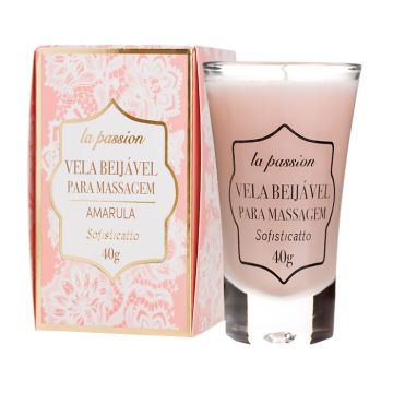 Vela Beijável para Massagem Amarula La Passion Sofisticatto 2428