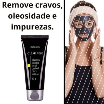 Clear Pele Mascara Peel Off Black Intenso + Protetor Solar Facial 70 FPS