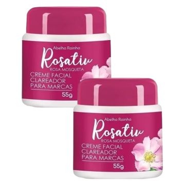 2 Creme Facial Clareador De Marcas Rosa Mosqueta Rosativ