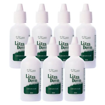 Kit 7 Loção LizzaDerm Hidrata e Trata Pés Rachados e Ressecados