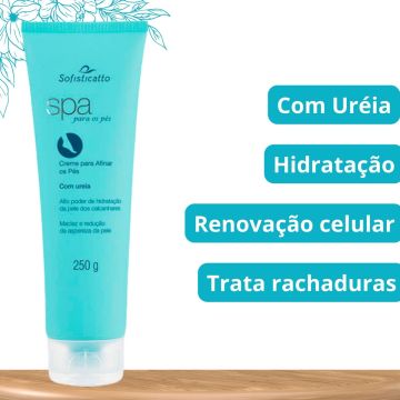 Kit Tratamento para Pés Ressecados e Com Rachaduras: Spa para os Pés + Creme Dermopés 
