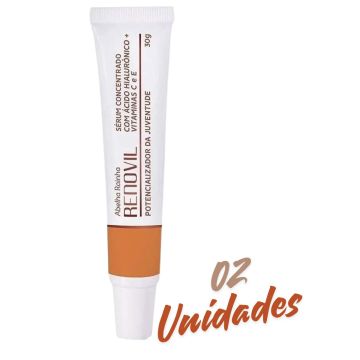 2 Renovil Serum Potencializador Juventude com Vitamina C e E 30g