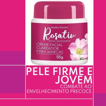 2 Creme Facial Clareador De Marcas Rosa Mosqueta Rosativ