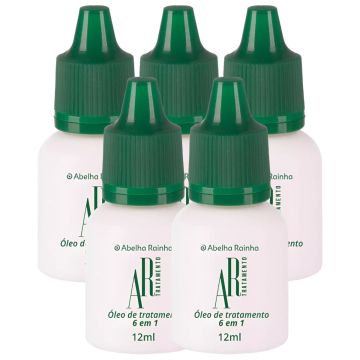 5 Óleo para Unhas AR Tratamento 6x1 Abelha Rainha 12 ml