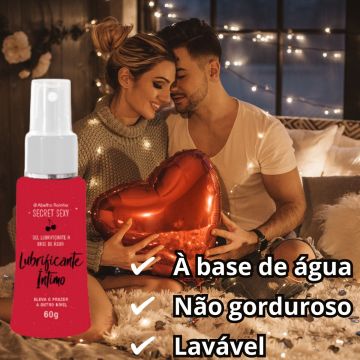 Lubrificante Íntimo A Base De Água Secret Sexy + Calda Bejável Secret Sexy Morango + Pomado Fogo do Dragão Caliente