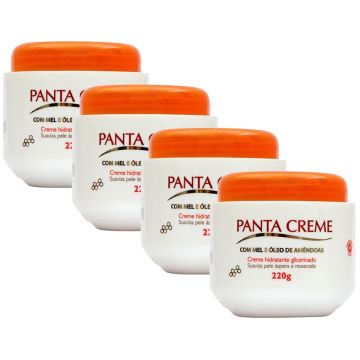 Kit 4 Creme Hidrantante Panta Creme para Hidratação Profunda