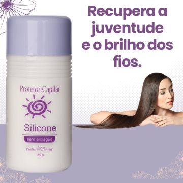 Protetor Capilar Silicone Natu Charm - 3 Unidades