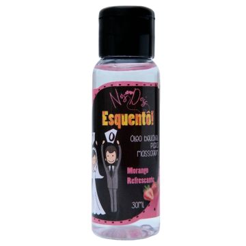 Òleo Corporal Beijável Nós Dois Esquentô Morango Refrescante Dokmos 5427
