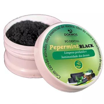Pó Dental Pepermint Black Dokmos 5400 1