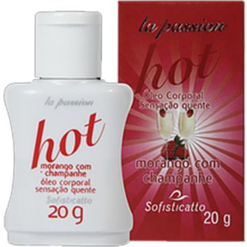 Óleo Corporal Morango com Champanhe Hot Sofisticatto 583 1