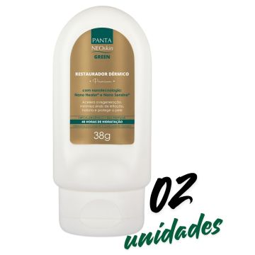 Neoskin Green Restaurador Dérmico Premium Hidrata e Cicatriza Pele Tatuada