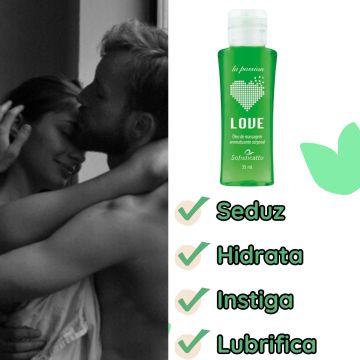 Kit Sexy Shop: Óleo para Massagem Love Hot Morango + Lobe Hot Menta + Pomada Fogo do Dragão Original