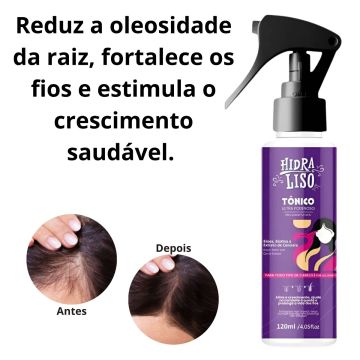Tônico Ultra Poderoso Hidraliso Fortalecimento e Crescimento dos Fios