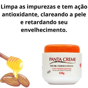 Kit 6 Hidratante Panta Creme Hidratação Profunda 220g 