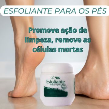 2 Esfoliante Mãos e Pés Lizza Derm Cuidado e Tratamento