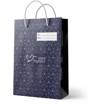 Sacola Geométrica P 22x16x9,5cm Suave Fragrance Ref. 8050