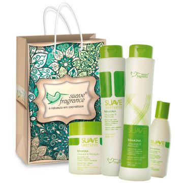 Kit Promocional Suave Elements Mamona Suave Fragrance 8114