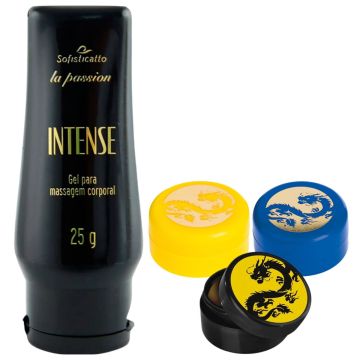 Lubrificante Íntimo + Pomada Fogo do Dragão - Efeito Apertadinha + Efeito Retardante + Efeito Quente