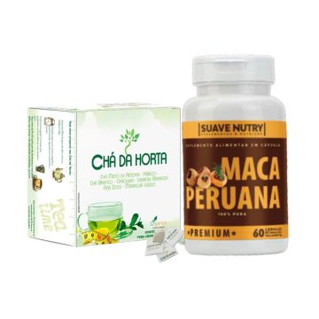 Chá Orgânico + Suplemento Alimentar Maca Peruana