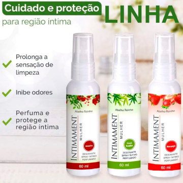 Desodorante Spray Intimo Morango 2268