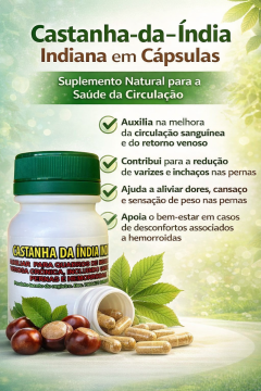 Castanha da India Indiana Original Suplemento 