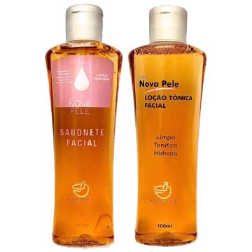 Kit Sabonete Facial + Loção Tonica Facial Nova Pele 34525