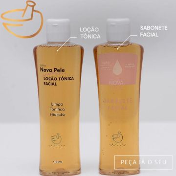 Kit Sabonete Facial + Loção Tonica Facial Nova Pele 34525