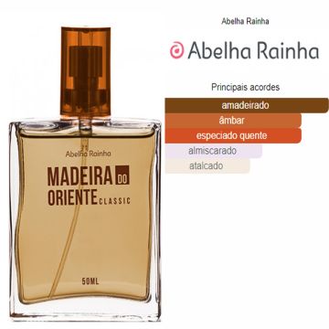 Deo Colônia Madeira Do Oriente Classic Abelha Rainha Ref. 5028