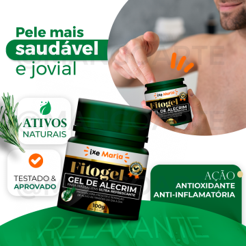 Fitogel Gel de Alecrim, Gel Sebo de Carneiro, Gel de Arnica