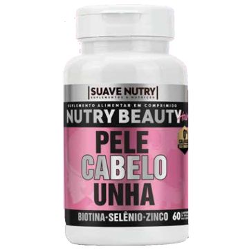 Nutry Beauty Complexo Vitaminico Cabelos, Unhas e Pele Suave Nutry SN0005